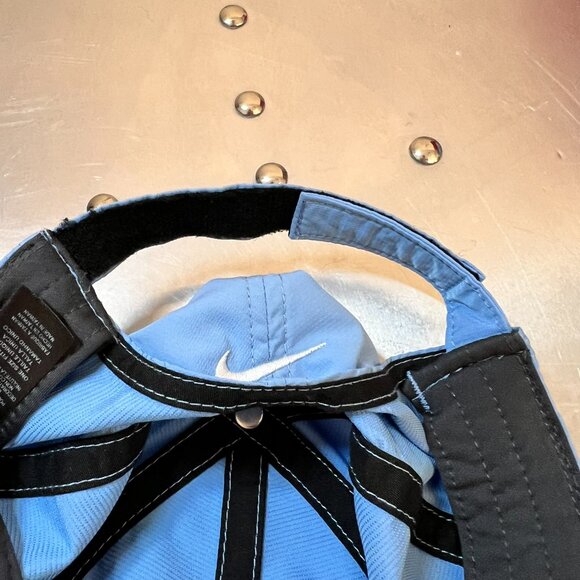 NIKE GOLF Blue Unisex Hat - Adjustable Strap back Cap - Preloved and Embroidered - Picture 5 of 6